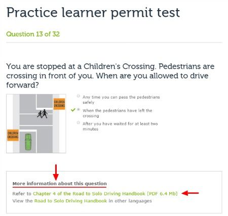 vicroads learners practice test 450x427